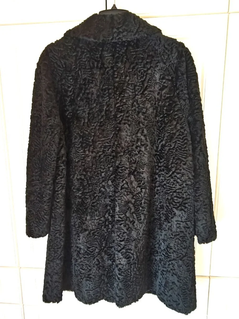Susan Lynne Black Vintage Faux Fur Coat - Picture 3 of 3